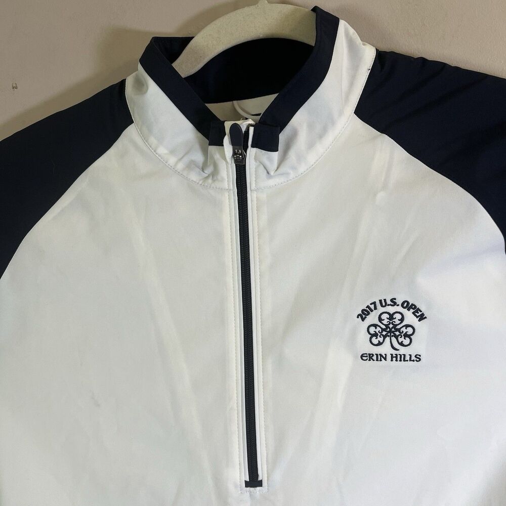 Cutter Buck x ERIN Hills Windshirt Mens XL  1/4 Zip Pullover Golf 2017 US Open